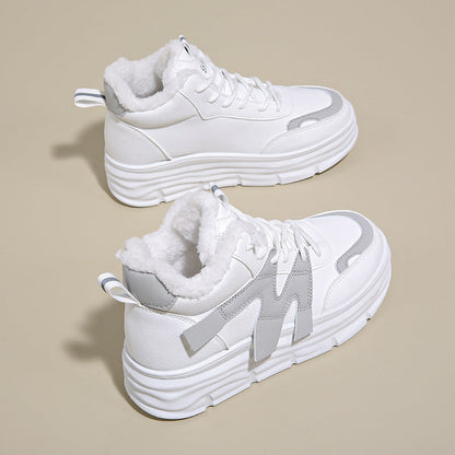 Damen Sneaker High Top Weich Bequem Modisch