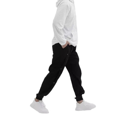 Herren Cargo-Hose Modern Elastisch Mit Knöpfen