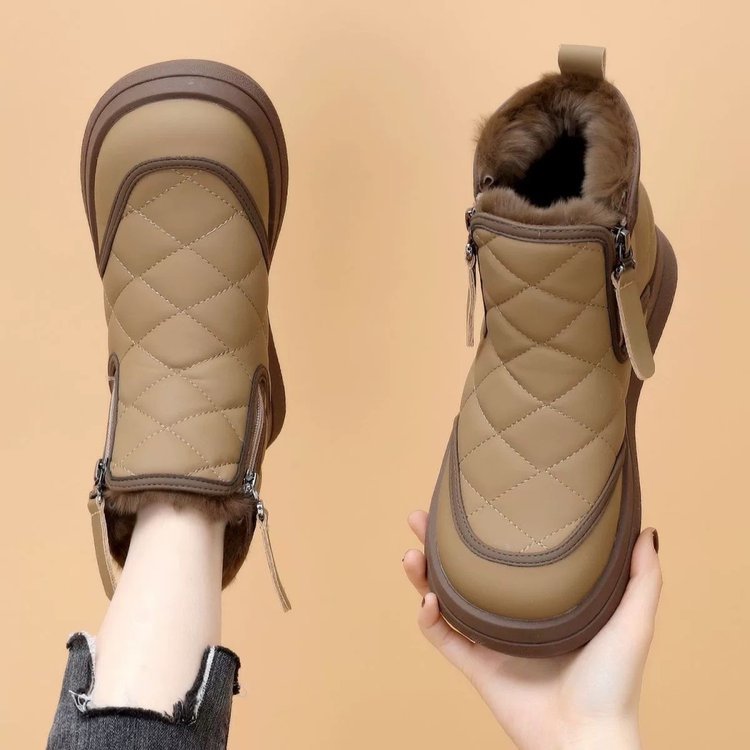 Damen Winterboots Warm Gefüttert Waterproof