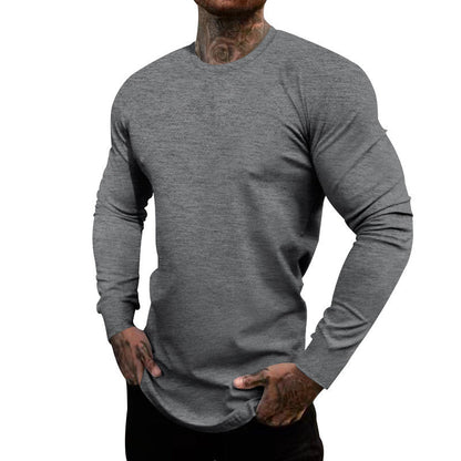 Herren T-Shirt Langarm Elastisch Feuchtigkeitstransportierend