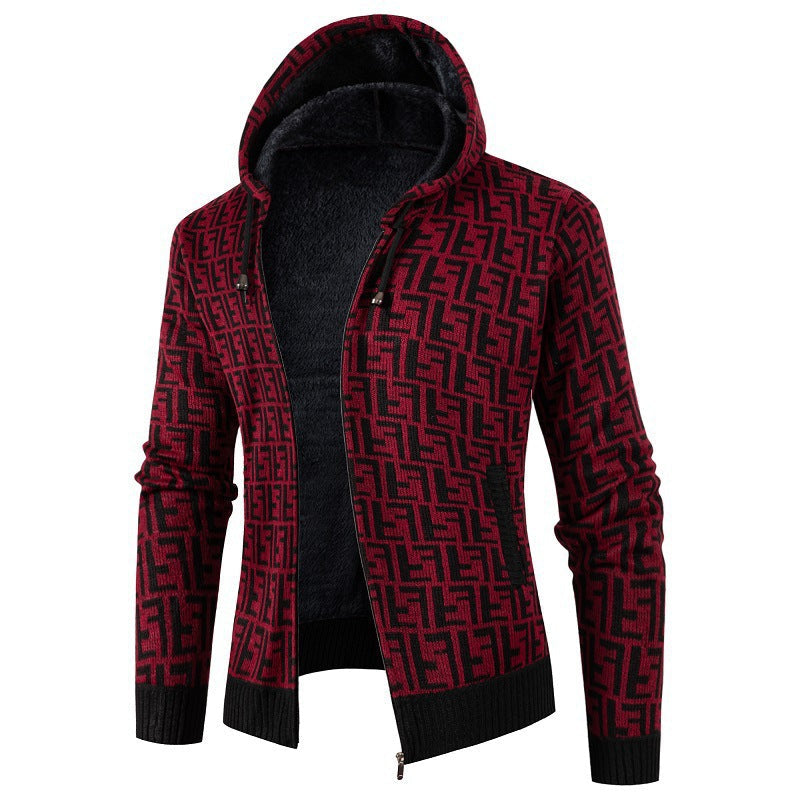 Herren Strickjacke Modern Trendig Muster
