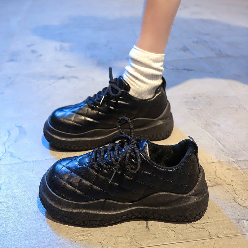 Damen Sneaker Bequem Gesteppt Komfort Sohle