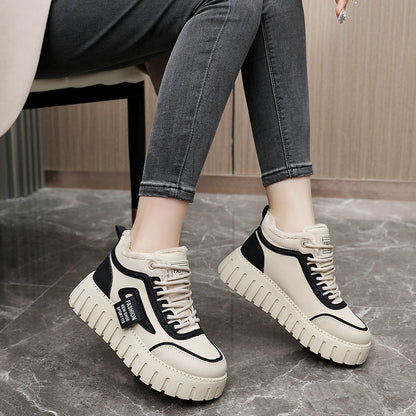 Damen Sneaker Chunky Weich Bequem Robust