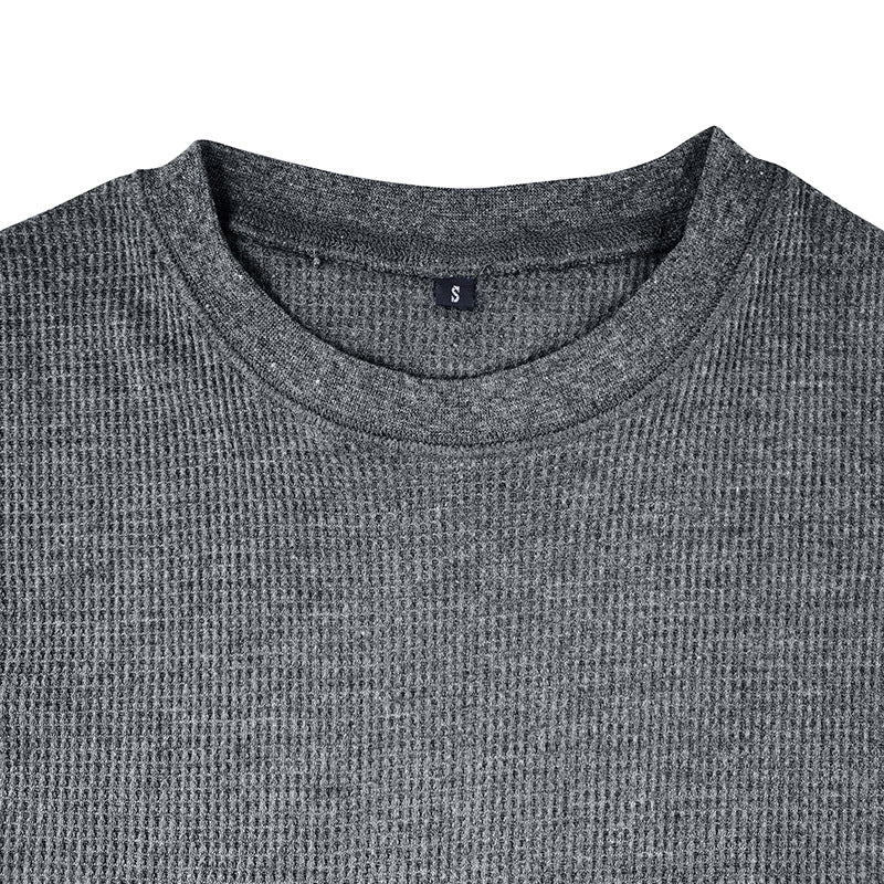 Herren T-Shirt Langarm Strukturiert Modern Berlin