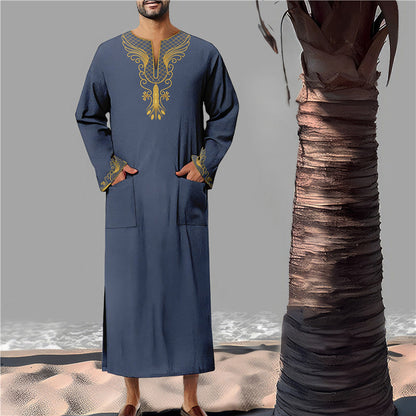 Herren Kaftan Modern mit Stickerei Elegant