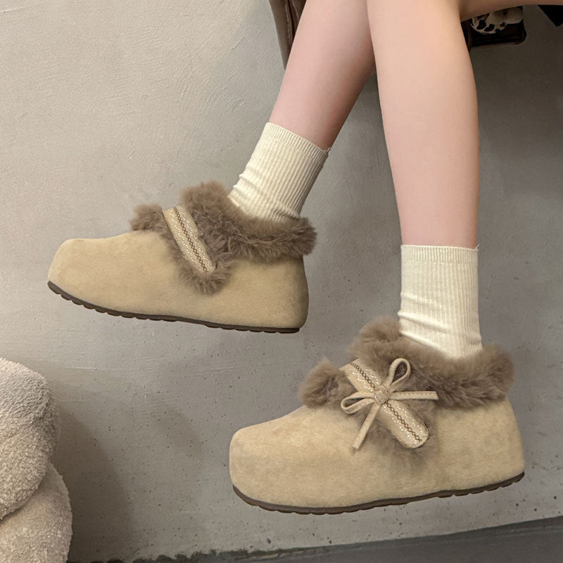 Damen Hausschuhe Weiche Plüschslipper Warm