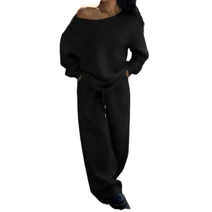 Damen Oversized Sweatanzug Bequem Atmungsaktiv Damenmode