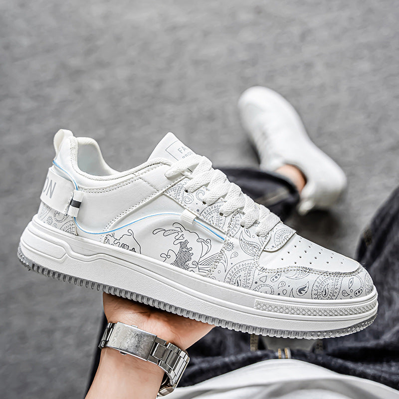 Damen Sneaker Trendy Musterdruck Schuhe Frauen - BerlinGlamour
