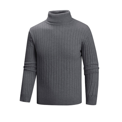 Herren Pullover Rollkragen Feinstrick Modern Style