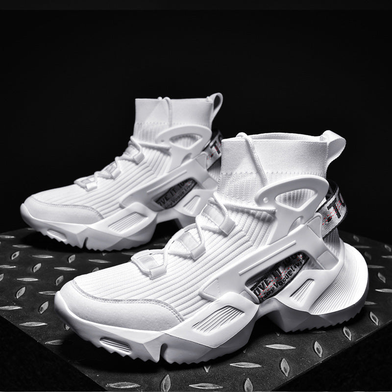 Damen Sneaker High-Top Modern Futuristisch Design - BerlinGlamour