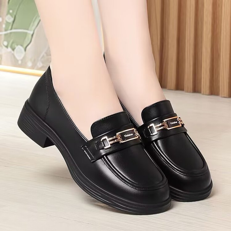 Damen Mokassins Elegant mit Schnalle Modern Schuhe