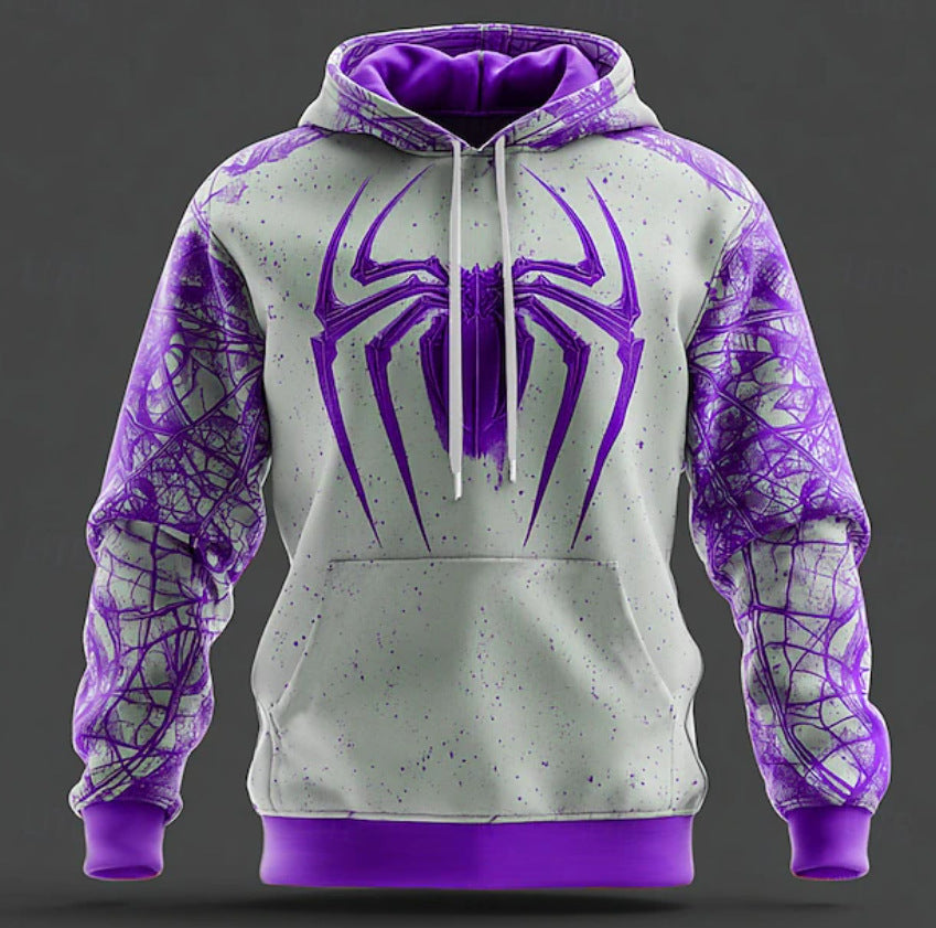 Herren Kapuzenpullover Spiderman Design Modern Sportlich