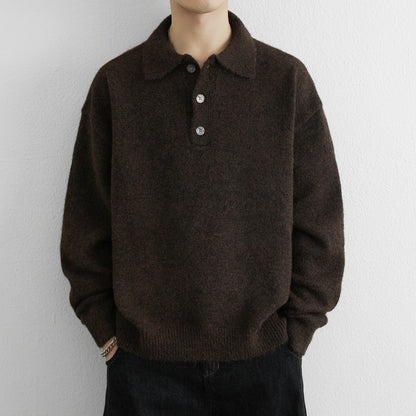 Herren Pullover Modern Kragen Casual