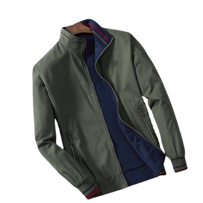 Herren Windjacke Übergangsjacke Wasserabweisend Hochkragen