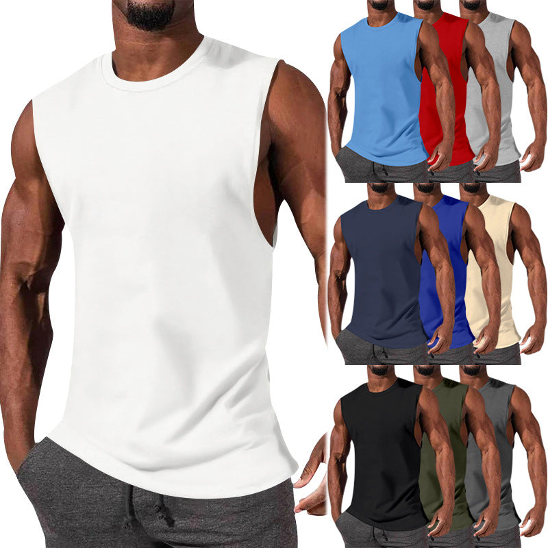 Herren Tanktop Sport Atmungsaktiv Baumwolle Modern - BerlinGlamour