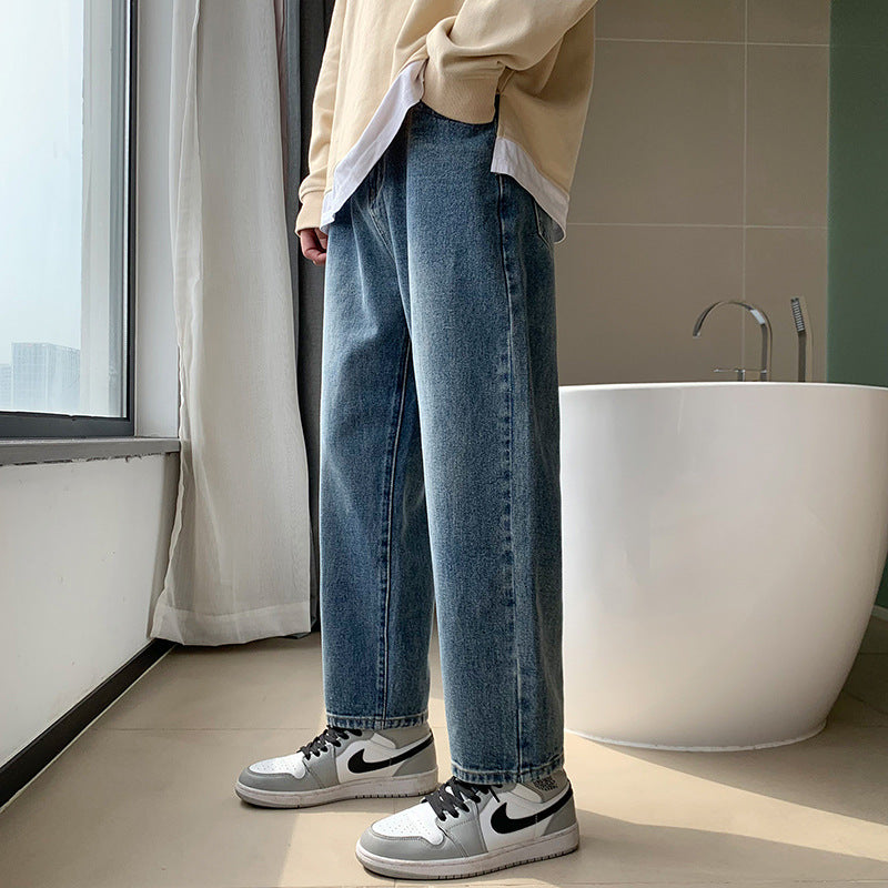 Herren Jeans Bequem Lässig Hochwertig Denim