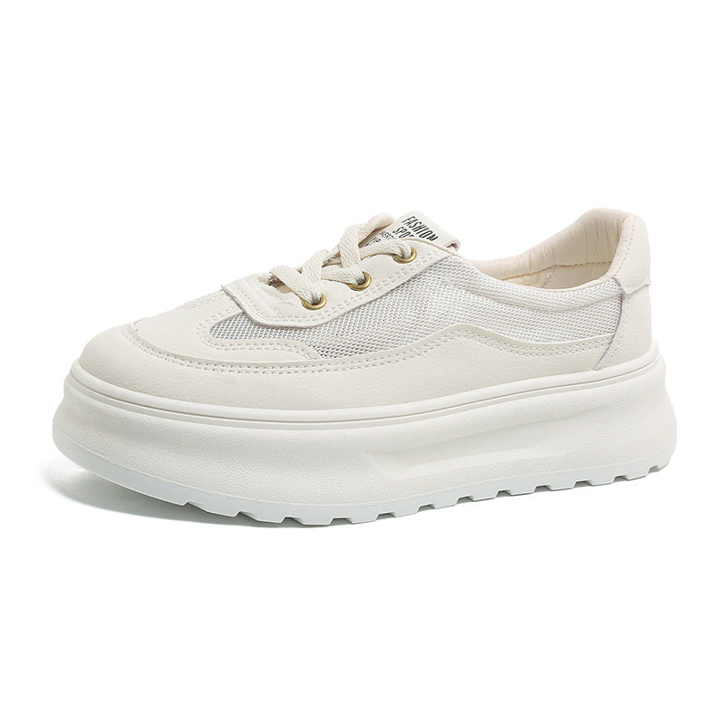 Damen Sneaker Sportlich Trendy Weiße Schuhe
