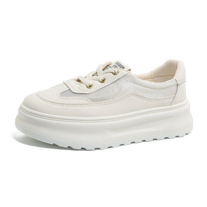 Damen Sneaker Sportlich Trendy Weiße Schuhe