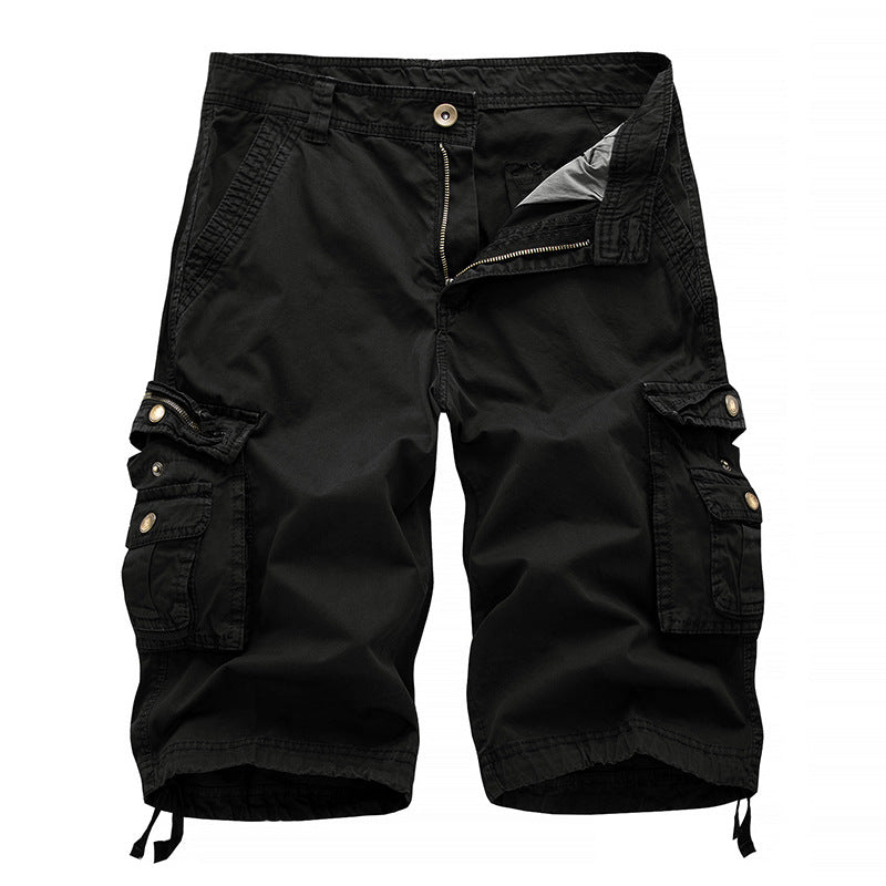 Herren Cargoshorts Elastisch Mit Vielen Taschen