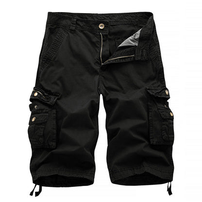 Herren Cargoshorts Elastisch Mit Vielen Taschen