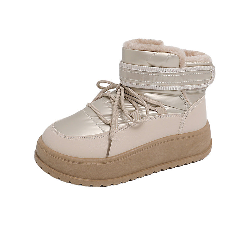 Damen Stiefel High-Top Gefüttert Warm Winter