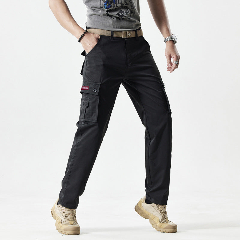 Herren Cargohose atmungsaktiv mit Taschen Bequem Sportlich