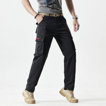 Herren Cargohose atmungsaktiv mit Taschen Bequem Sportlich