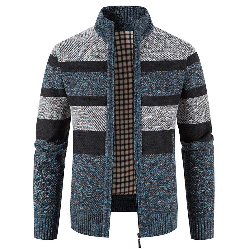 Herren Strickjacke Karomuster Modern Trendig