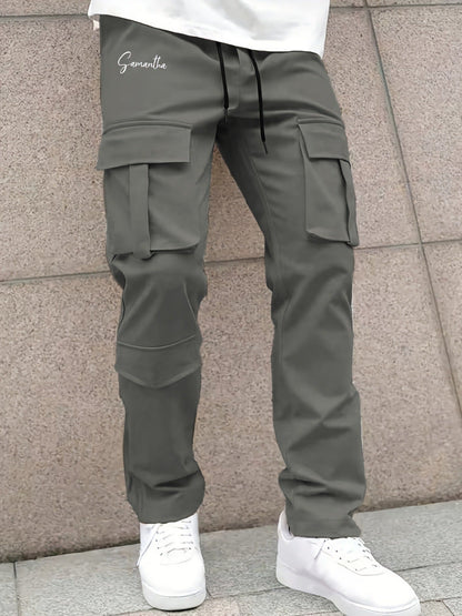 Herren Cargo-Hose Bequem Vielseitig Elastisch