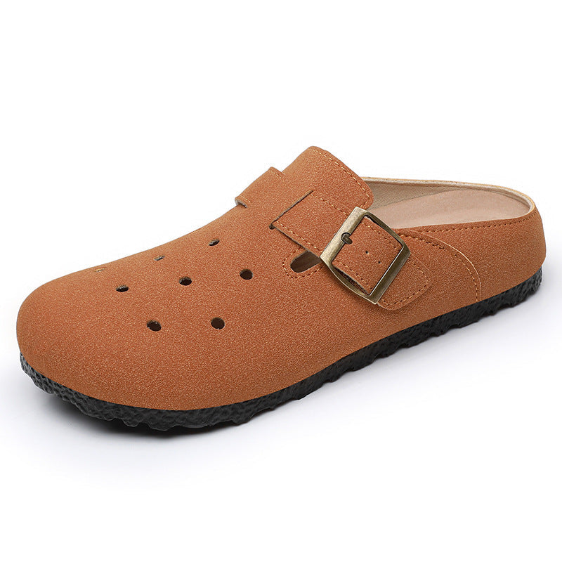Damen Clogs Bequem Verstellbarer Riemen Komfort Schuhe