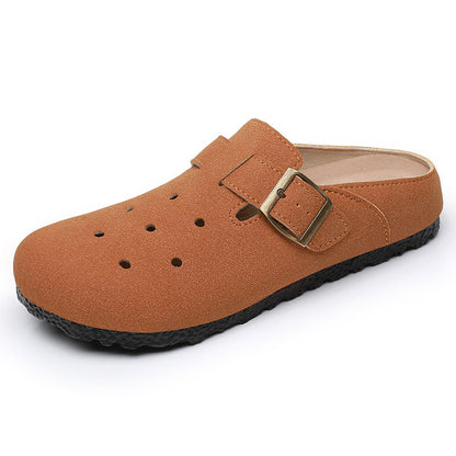 Damen Clogs Bequem Verstellbarer Riemen Komfort Schuhe