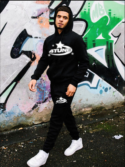 Herren Sportswear Hoodie Jogginghose Set mit Logo Druck Modern - BerlinGlamour