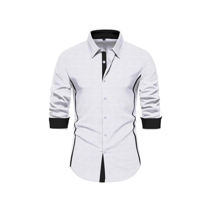 Herren Hemd Modern mit Struktur Optik Berlin Stil - BerlinGlamour