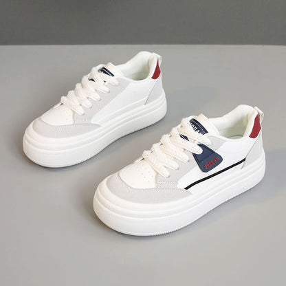 Damen Plateausneaker Sportlich Komfortabel Mode