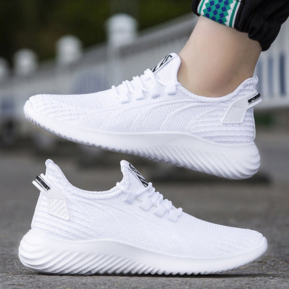 Damen Sneaker Sportlich Laufschuhe Mesh Atmungsaktiv