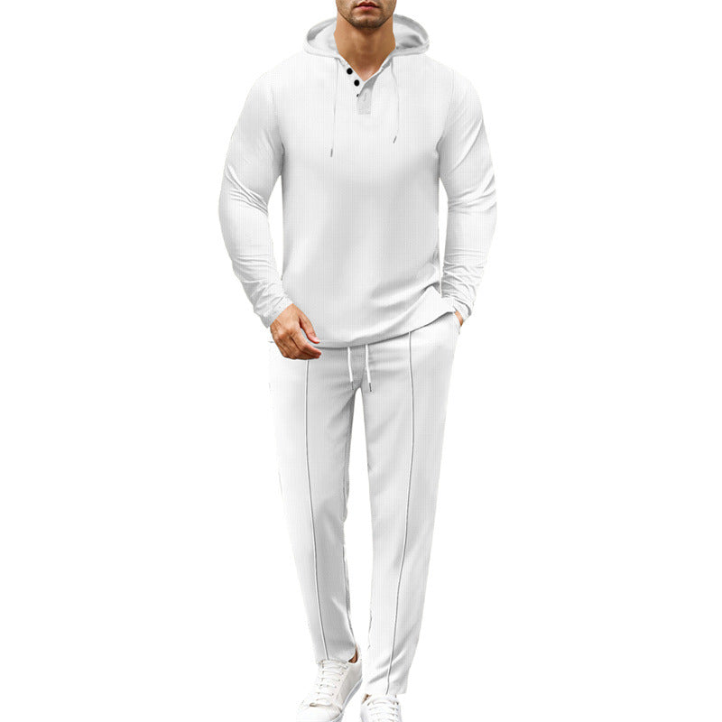Herren Hoodie-Set Sportlich Modern mit Kapuze
