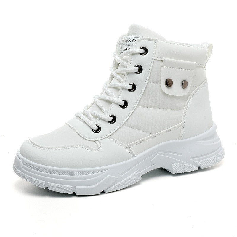 Damen Sneaker High-Top Sportlich Komfortabel Modisch - BerlinGlamour