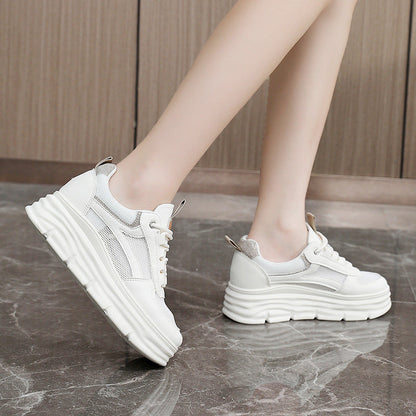 Damen Sneaker Chunky Plateau atmungsaktiv Modern