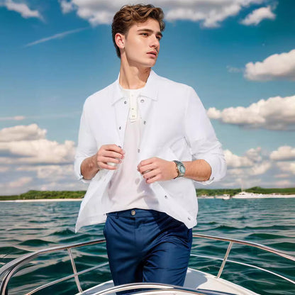Herren Übergangsjacke Leicht Stylisch SlimFit