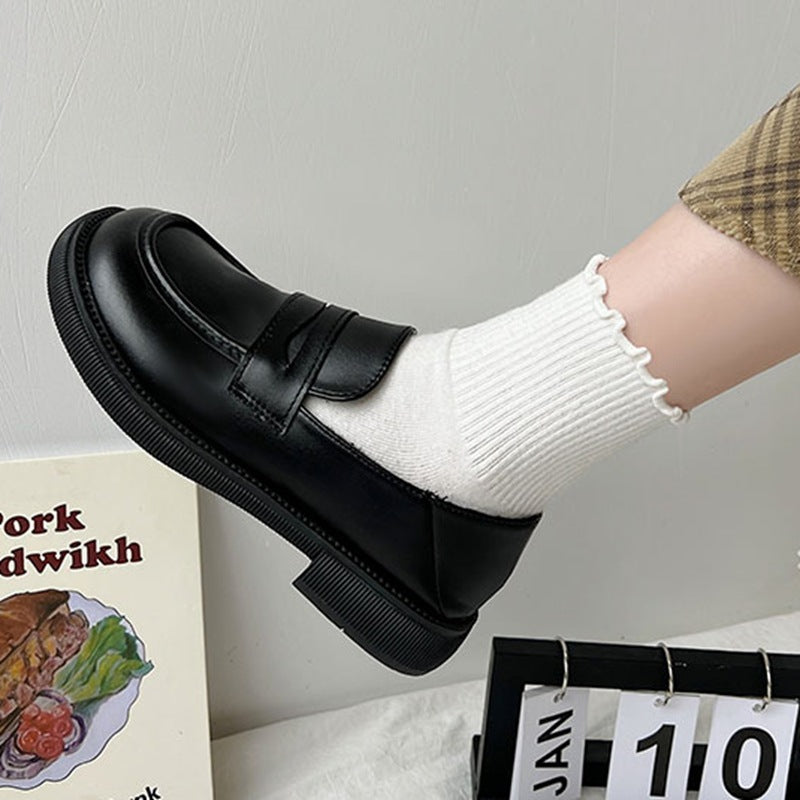 Damen Mokassins Elegante Schuhe mit Relief Detail