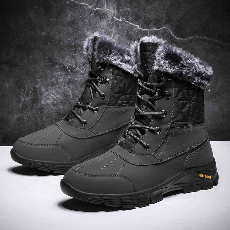 Damen Winterstiefel Weich Innenfutter Warm