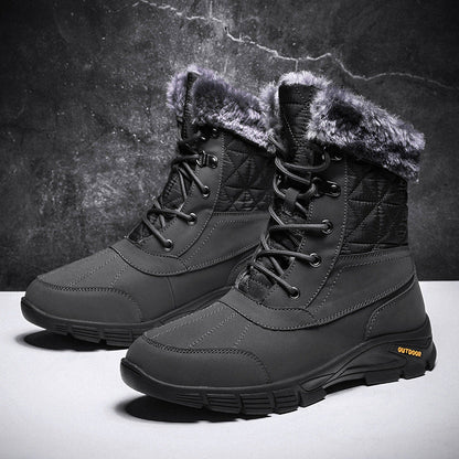 Damen Winterstiefel Weich Innenfutter Warm