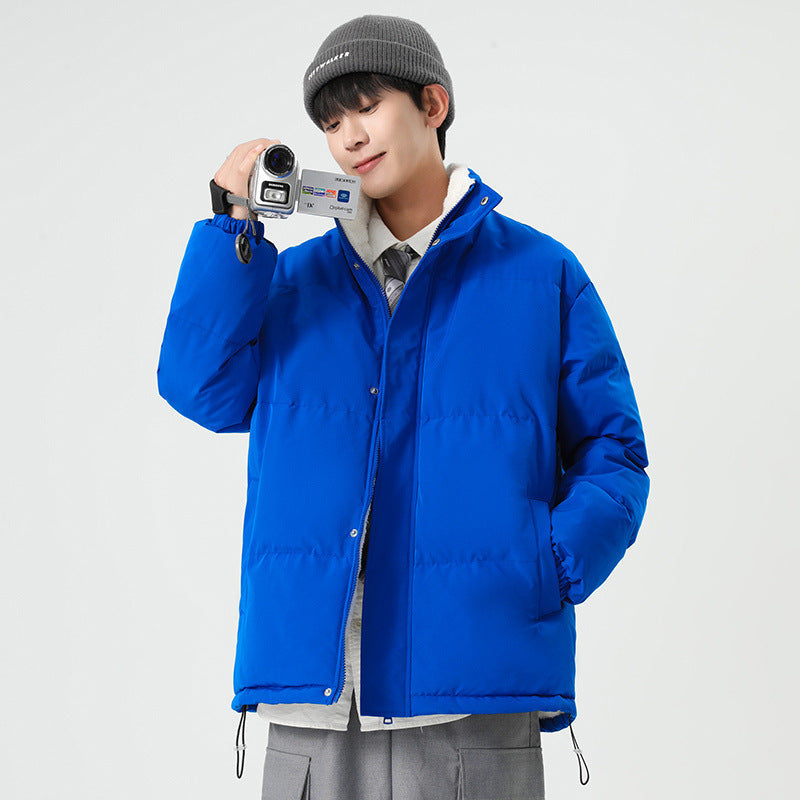 Herren Daunenjacke Warm Kapuze Wasserabweisend Modern