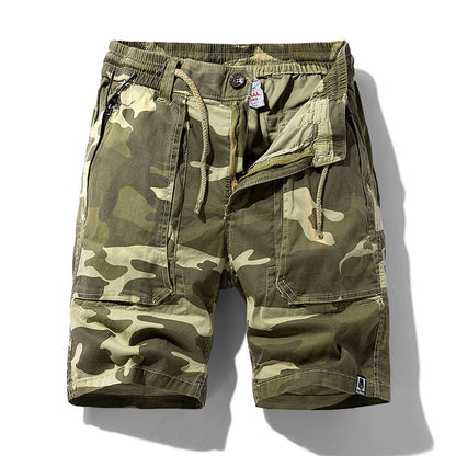 Herren Cargoshorts Elastischer Bund Multifunktions-Taschen
