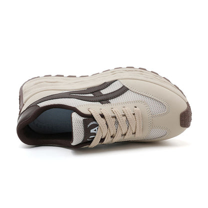 Damen Sneaker Atmungsaktiv Mesh Oberfläche Laufsohle