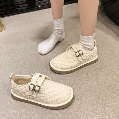 Damen Sneaker Bequem Stilvoll mit Doppelriemen