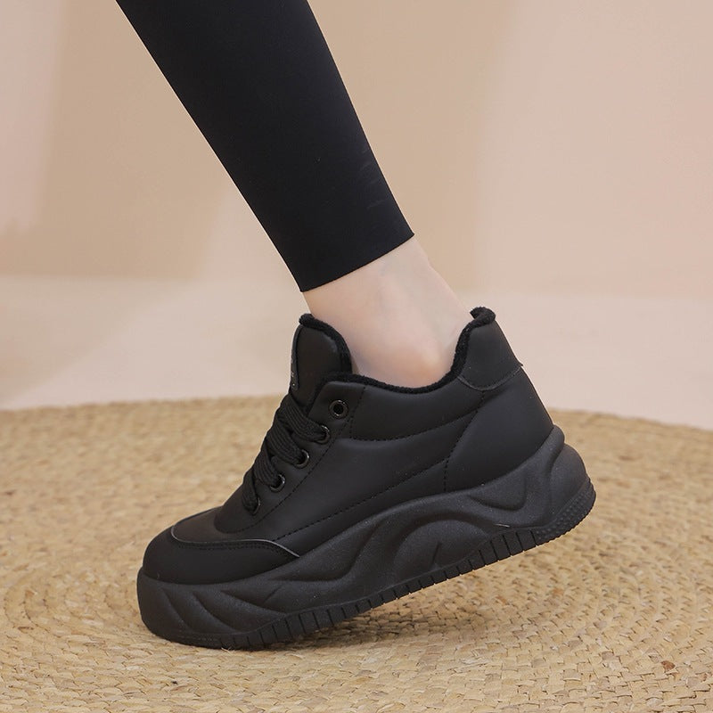 Damen Sneaker Chunky Rutschfest Hoch modisch