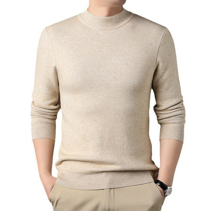 Herren Rollkragenpullover Fein Baumwolle Qualität Made