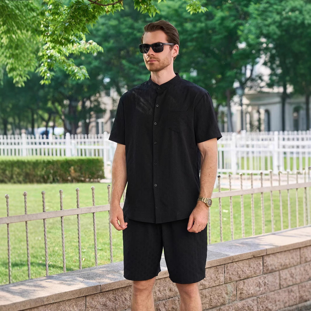 Herren Kurzarmset Lässig Sommer Modern