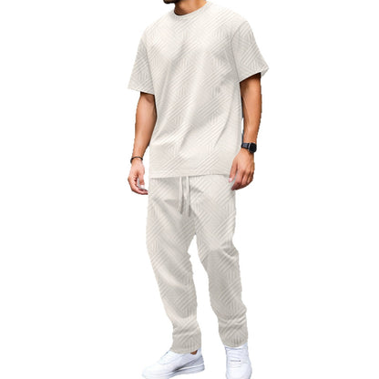 Herren Freizeitanzug Modern Geometrisches Muster Elastisch